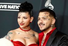 Las fotos que no vieron de Christian Nodal y Cazzu en su primera alfombra