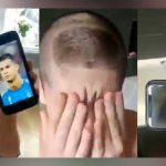 De cara al mundial, joven se hace corte de Ronaldo equivocado