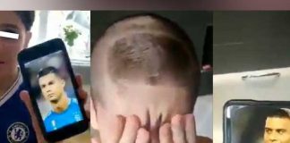 De cara al mundial, joven se hace corte de Ronaldo equivocado