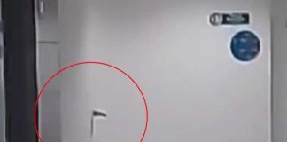 Hombre capta aterrador ente paranormal en su trabajo (Video)