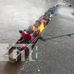 Ciudadano resulta con quemaduras tras explosión en panga que viajaba, en Jinotega Foto: Una persona resultó con quemaduras de segundo grado en su humanidad, el hecho ocurrió en Jinotega / TN8