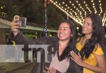 Familias de Estelí disfrutan de los arreglos navideños Foto: Familias de Estelí disfrutan de los arreglos navideños / TN8