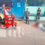 Caponero atropelló a repartidor de pan en el barrio 31 de Diciembre, Managua Caponero atropelló a repartidor de pan en el barrio 31 de diciembre, Managua