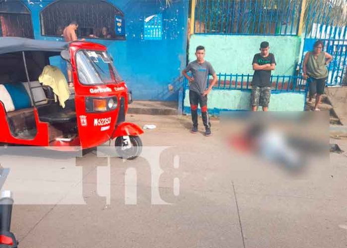 Caponero atropelló a repartidor de pan en el barrio 31 de diciembre, Managua