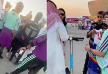 ¿Creían era LGBT? Guardias de Qatar pisotean bandera de un estado brasileño ¿Creían era LGBT? Guardias de Qatar pisotean bandera de un estado brasileño
