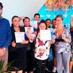 Certifican a protagonistas de las escuelas de oficio y entregan calles en Carazo