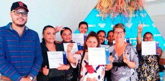 Certifican a protagonistas de las escuelas de oficio y entregan calles en Carazo