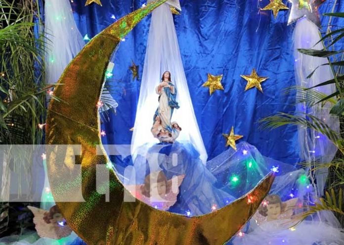 Foto: Dan inicio las festividades alusivas a la concepción de María en Jalapa / TN8