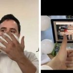 Nadie recordó su cumpleaños y decide decorar su espacio de trabajo el mismo