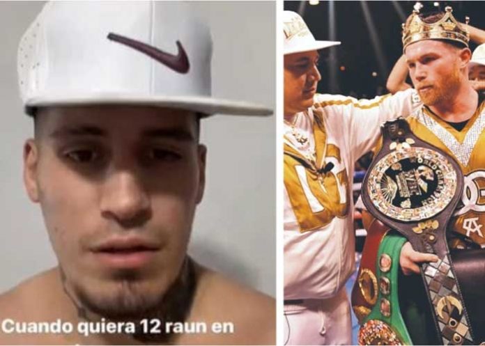 ¡Hay pelea! ¡hay pelea! Boxeador argentino reta al Canelo Álvarez