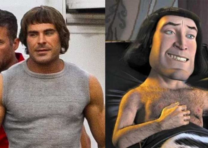 Zack Efron se vuelve la burla tras compararlo con Lord Farquaad