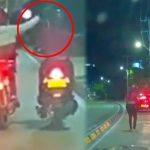 ¡Pa que aprenda! Ladrón roba celular y la víctima lo persiguió y atropelló Mujer persiguió y atropelló a hombre que le robó