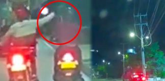 Mujer persiguió y atropelló a hombre que le robó