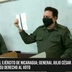 General Avilés: "No hay contratiempo de ninguna naturaleza en Nicaragua"