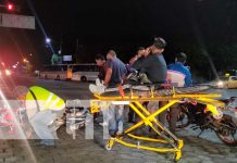 Giro indebido provoca colisión entre motociclistas en Managua Giro indebido provoca colisión entre dos motociclistas en Managua