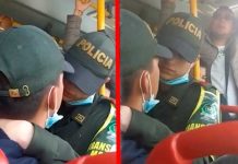 «Hermoso Poli-amor» Exhiben a policías dándose «cariñito» en el bus "Hermoso Poli-amor" Exhiben a policías dándose "cariñito" en el bus