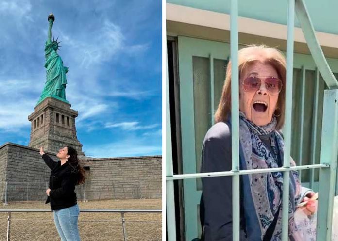 2 ¡Insólito! Abuelita se desmaya al ver a su nieta después de un año (Video)