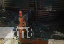 Una vivienda tomó fuego en Santo Tomás, Chontales Una vivienda tomó fuego en Santo Tomás, Chontales