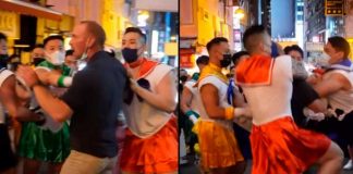 Tremendo alboroto arman disfrazados de "Sailor Moon" en Hong Kong