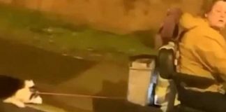 Arden de indignación: Perrito es arrastrado por su dueña en una moto