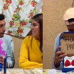 Reacción viral: En plena celebración de cumpleaños descubre que será papá