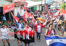 Realizan marcha en Siuna en agradecimiento a la victoria electoral Realizan marcha en Siuna en agradecimiento a la victoria electoral