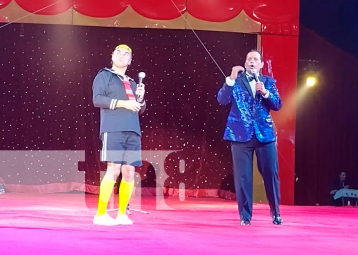 Niñez disfruta del espectáculo del Circo Hermanos Fuentes Gasca en Managua
