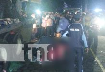 En Matagalpa muere un motociclista de forma inmediata al estrellarse con una rastra Foto: Motociclista mueres al estrellarse contra una rastra, en Matagalpa / TN8