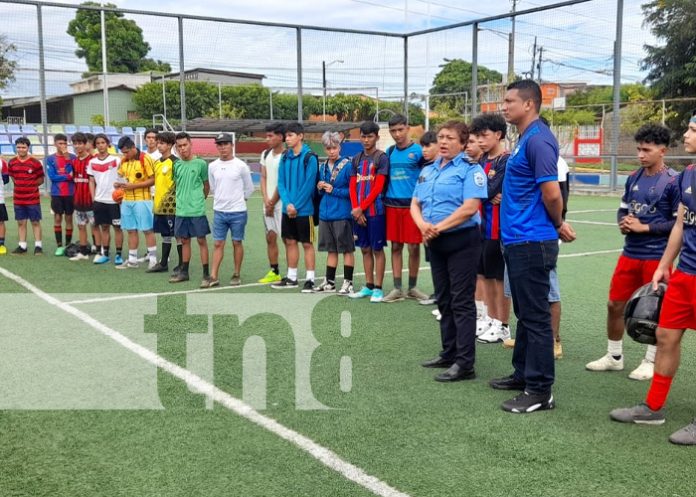ALMA desarrolla competencias de fútbol en Managua