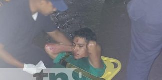 Foto: Dos Jóvenes se salvan de morir en motocicleta en El Ayote, Chontales / TN8