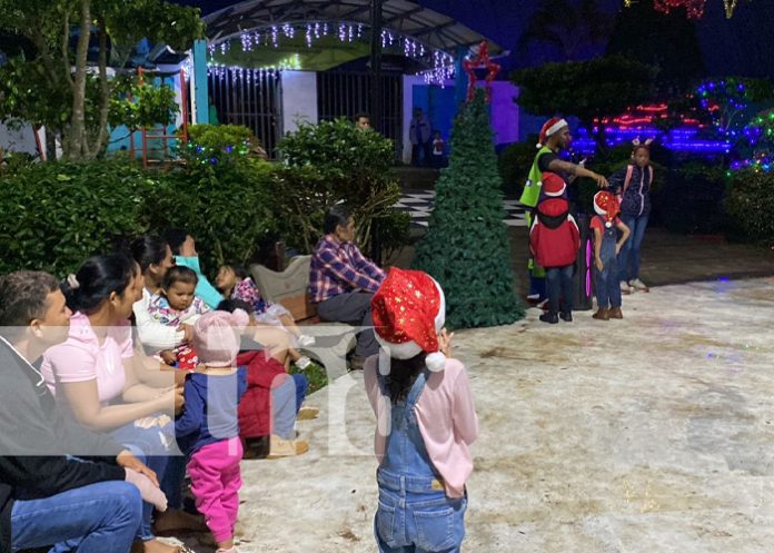 Foto: La Libertad, Chontales realizó el lanzamiento luces navideñas / TN8