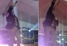 En pleno concierto: Cantante recibe descarga eléctrica durante su presentación En pleno concierto: Cantante recibe descarga eléctrica durante su presentación