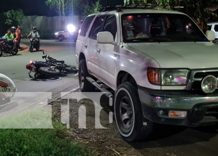 Invasión de carril provoca un sangriento accidente de tránsito en Managua