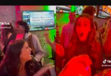Aprovecho su despedida de soltero, beso a otra pero su novia lo miró todo En su despedida de soltero hombre besa a otra