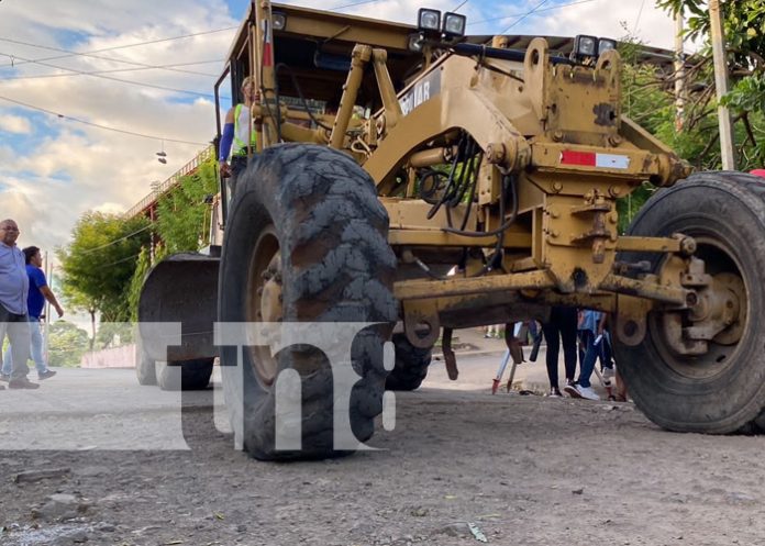 Inicia la construcción de 40 calles nuevas adoquinadas en Juigalpa, Chontales
