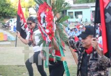 Depositan ofrenda floral al comandante Carlos Fonseca en Plaza de Siuna