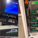 «No cualquiera» Halla cajero abierto con miles y llamó a los guardias Mujer encuentra cajero automático abierto con dinero