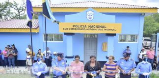 Foto: Nueva estación de Policía en la comunidad La Aceituna, municipio de El Sauce / TN8