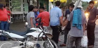 Accidente de tránsito deja como resultado un ciclista lesionado en Juigalpa