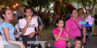 Realizan festival familiar en el parque Luis Alfonso Velásquez, Managua
