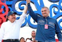 Presidente de Nicaragua recibe felicitaciones del presidente de la República de Osetia del Sur