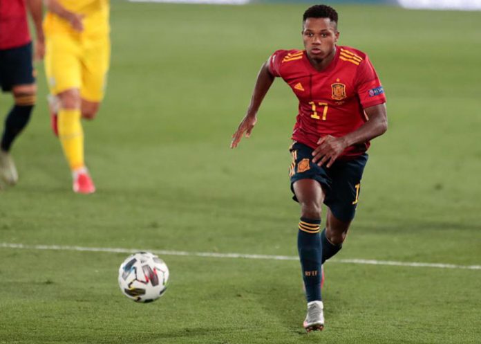 Ansu-Fati ansu, fati, españa, selección, mundial,