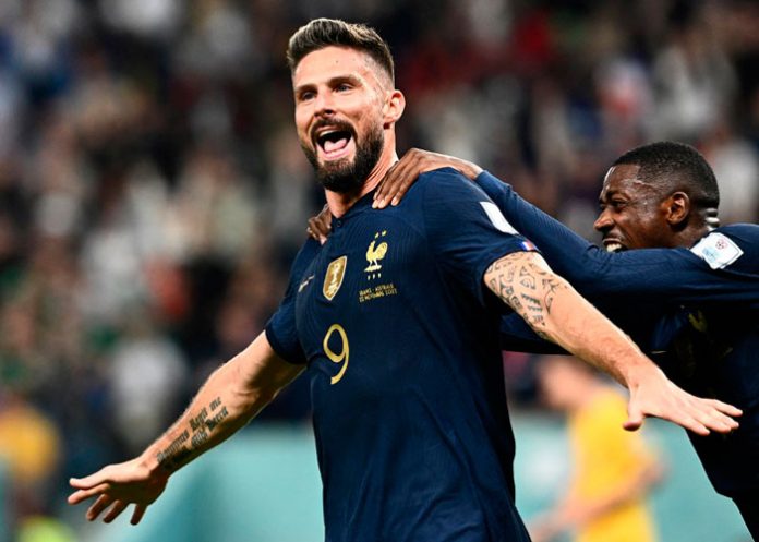 Giroud francia, catar, australia, fútbol,