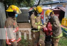 Inspección de hidrantes para prevenir incendios en mercado de Managua Inspección de hidrantes para prevenir incendios en mercado de Managua
