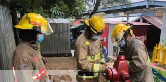 Inspección de hidrantes para prevenir incendios en mercado de Managua
