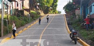 Familias del barrio Rafael Martínez estrenan calles nuevas en Río Blanco