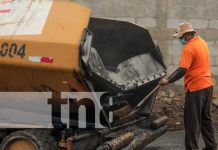 Más de 7 calles de pavimento asfáltico para beneficio de familias en Managua