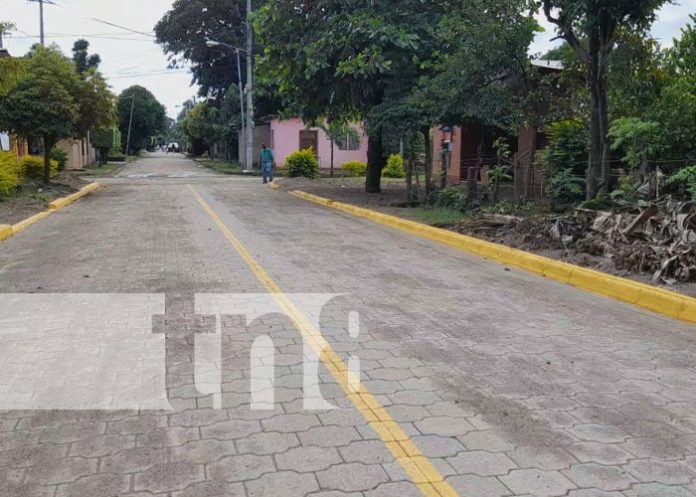 Pobladores de Rivas recibirán diciembre con adoquinado en más de seis barrios