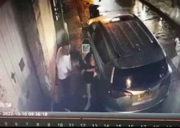 ali Captaron pareja fogosa en Cartagena