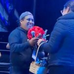 Propuesta de matrimonio en pleno concierto de "Miel San Marcos"